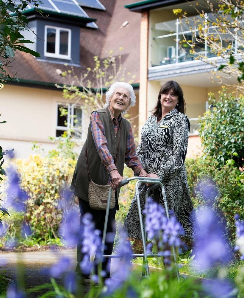 Residents celebrating at Montague House