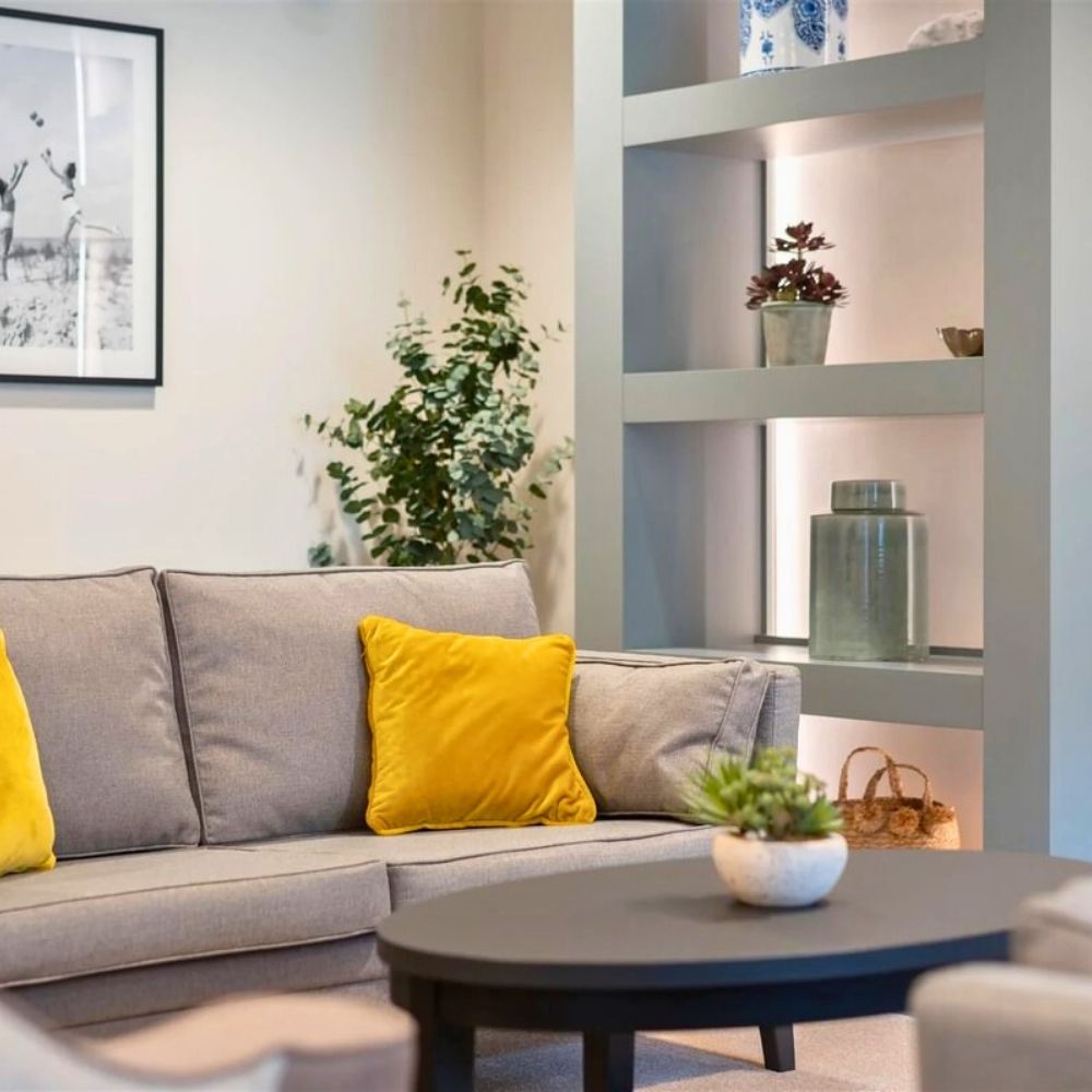 Residents enjoying the garden at Cambridge Grove