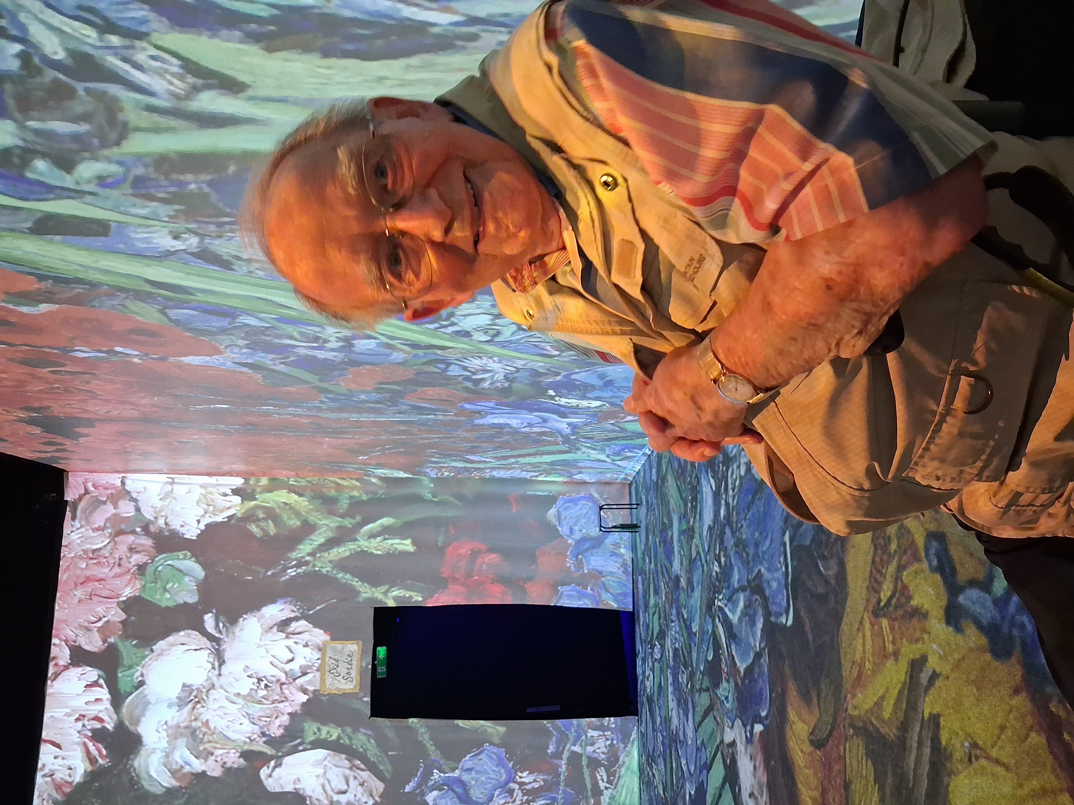 Edwalton resident in van gogh projection room