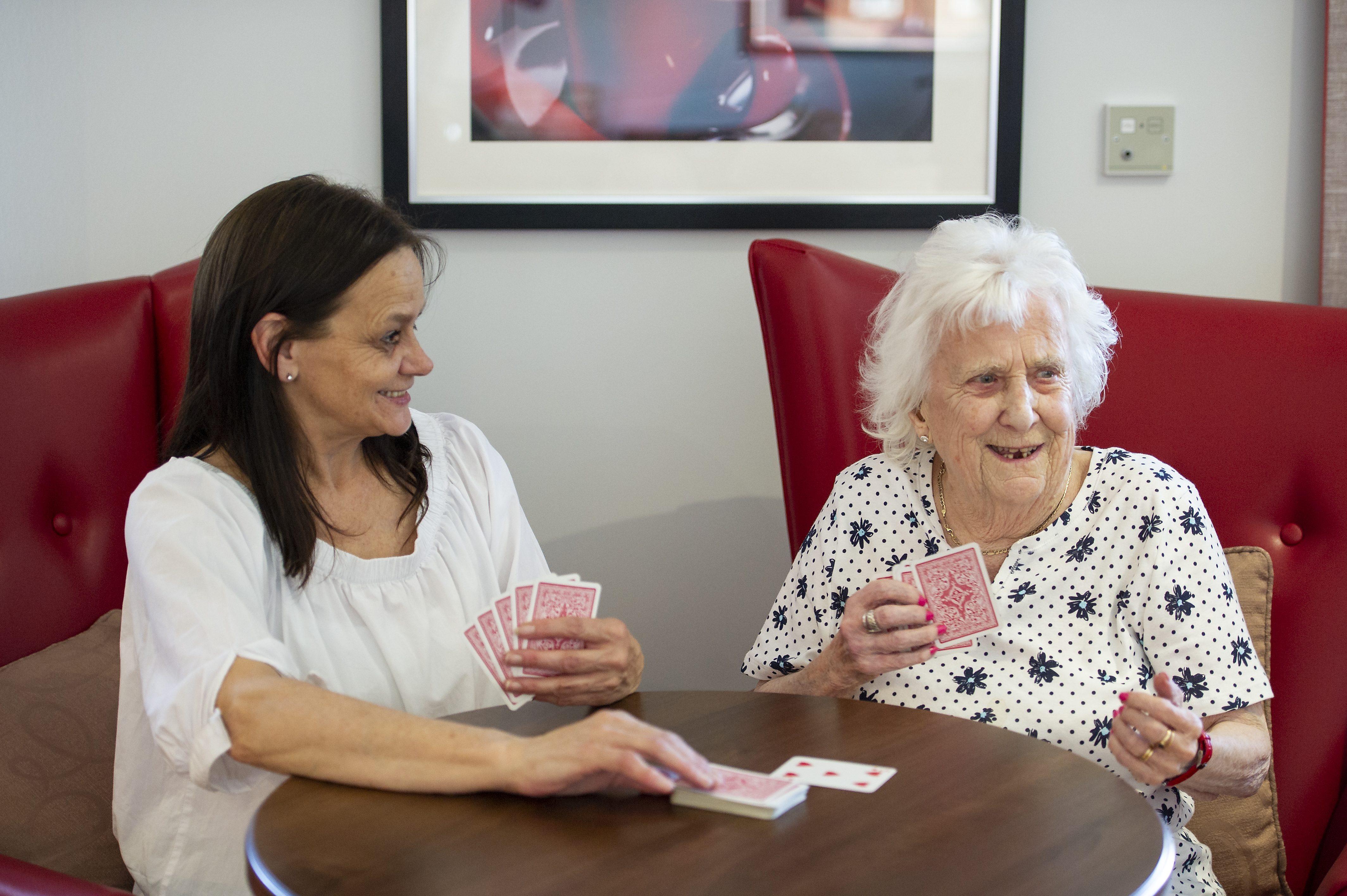 Homemakers and residents at Hamberley Care Homes.