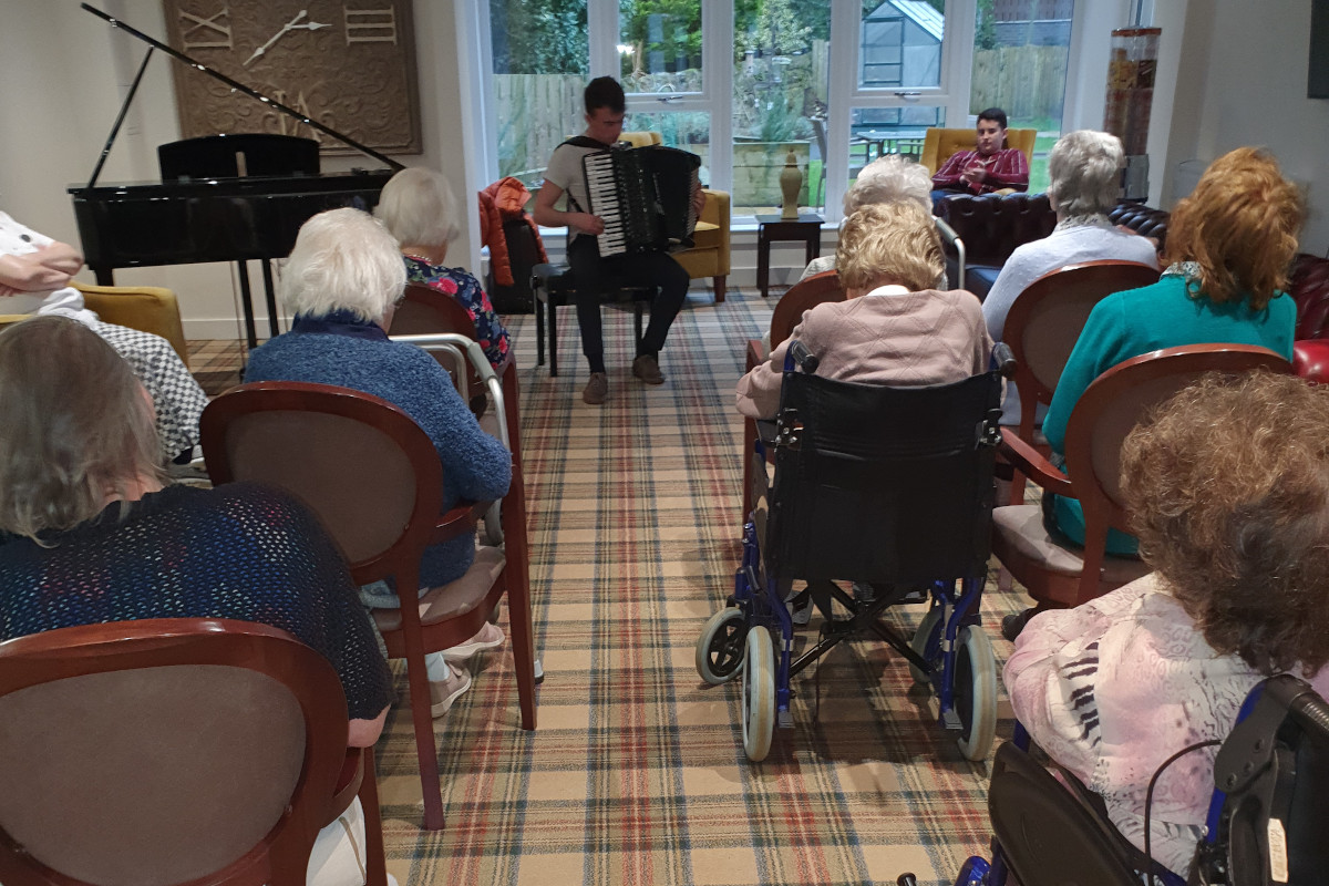 Milngavie Manor Care Home entertainment