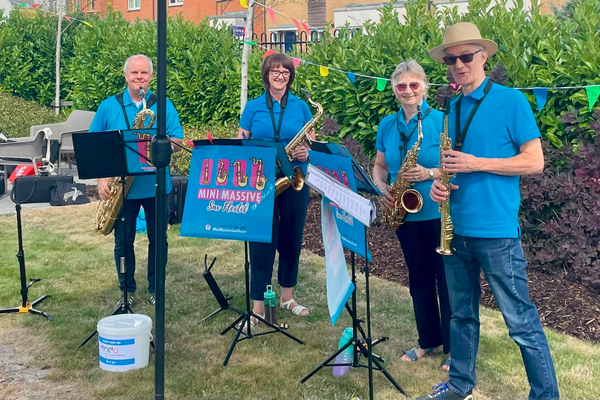 live band joins lovell place summer fete