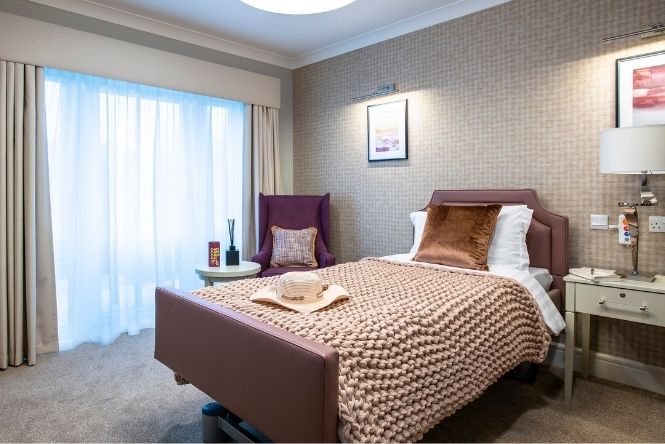 Meryton Place care home bedroom