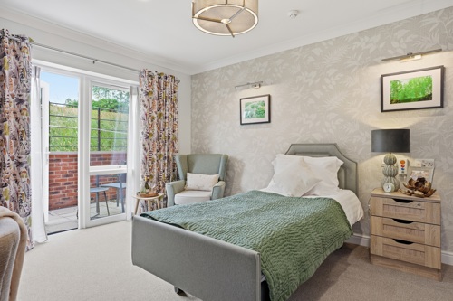 Thames Wood House marketing suite bedroom preview