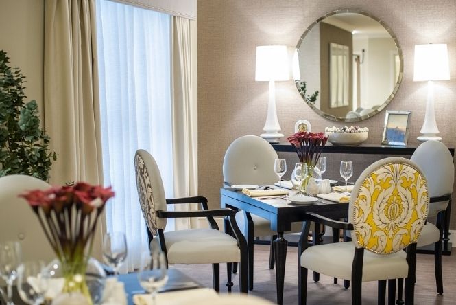 Restaurant style dining area at Chawley Grove in Oxford