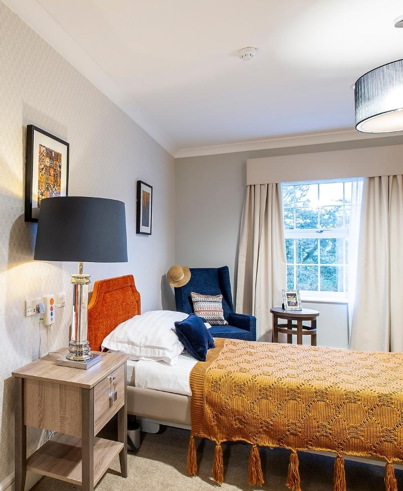 Residents socialising in the lounge