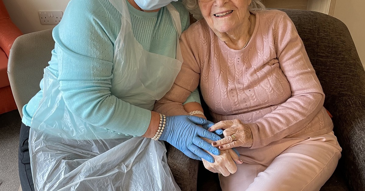 Tears of Joy for Great Grandmother Bette as She Greets Daughter at East