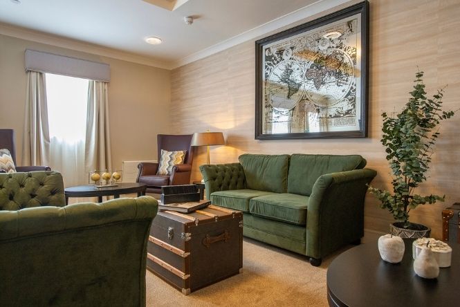 Comfortable lounge and seating area at Chawley Grove