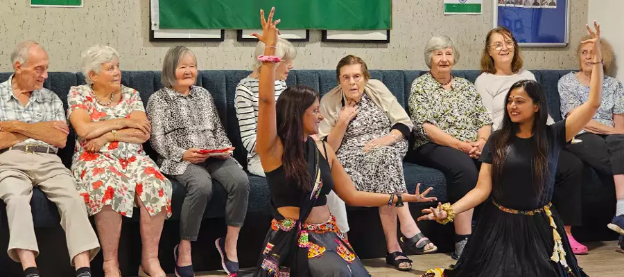 Charrington Manor Residents Celebrate Historic Moment For India