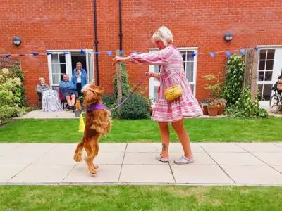 Guests Get a Round of 'A-Paws' When they Visit Richmond Manor