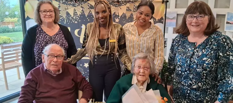 Blind Date Couple Celebrate 72 Years At Wixhams Care Home