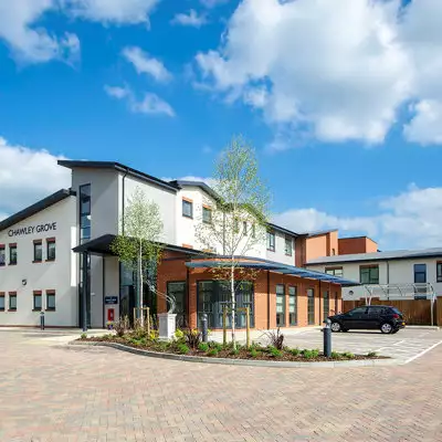entrance to Chawley Grove residential care home in oxford