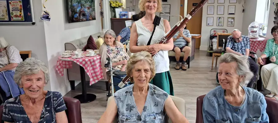 Orchestra gig gives Dunstable care home residents a chance to play