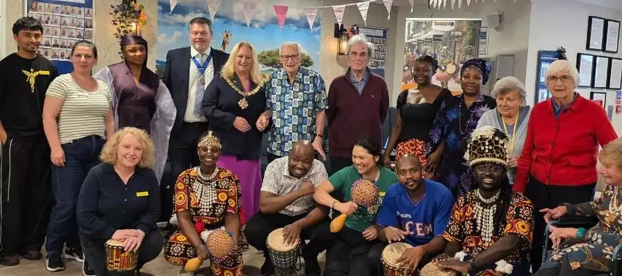 Charrington Manor celebrates Africa Day with residents, colleagues and outgoing Mayor