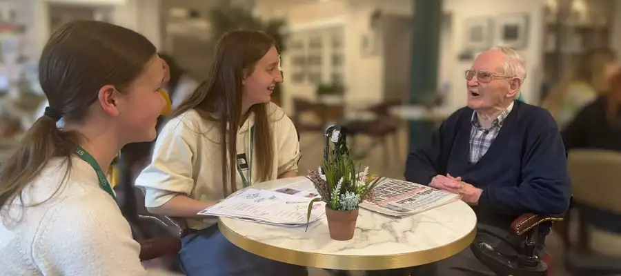 Generations Unite at Bedford Care Home for Wellbeing Session
