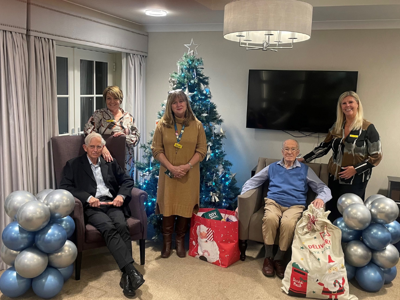 Residents donate festive gifts to Bedford Children's Hospital wards