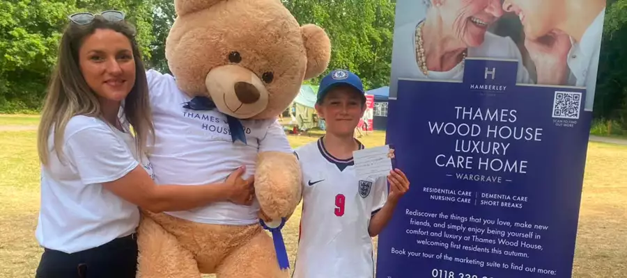 Meet Mr Wargrave: Thames Wood House’s teddy has a name!