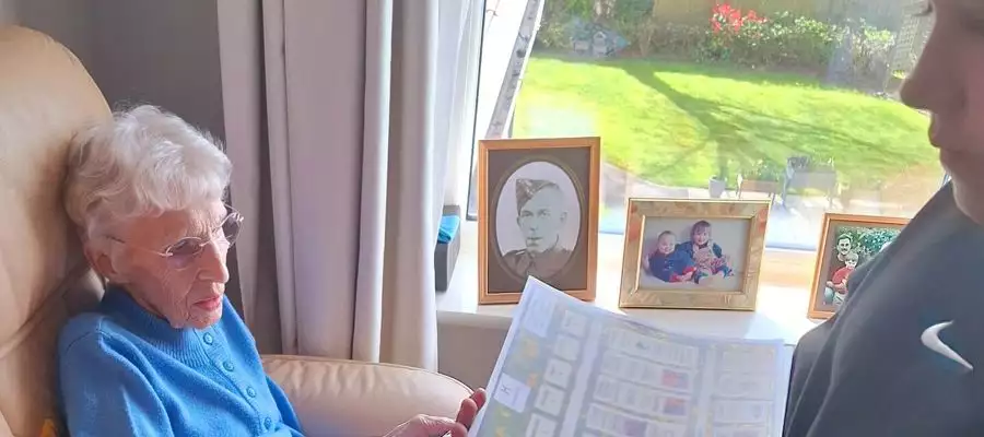 Oxford schoolgirl Amelia, 12, is a care home volunteer for the day