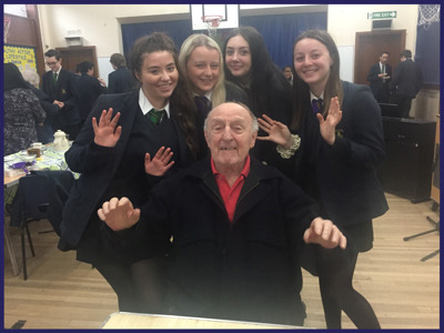 Priory Academy welcomes Caddington Grove residents for afternoon tea