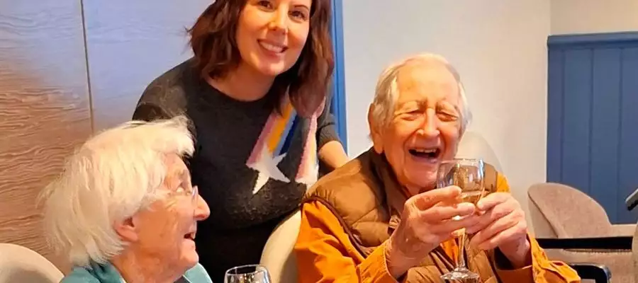 Chawley Grove residents have a wine-derful time at their new club Chawley Grove residents have a wine-derful time at their new club