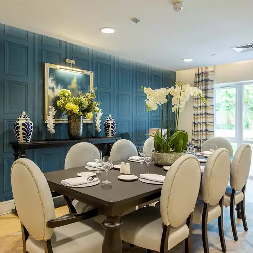 Charrington Manor Care Home. Private Dining Room