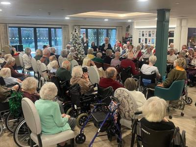 Full house at Elstow Manor for festive concert
