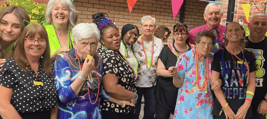 Cofton Hackett Nonogenerians Attend Their First Rave At Care Home