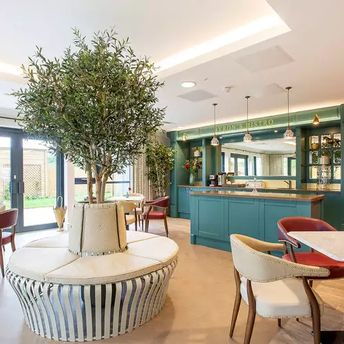 cafe bar at our Nottingham care home, Edwalton Manor.