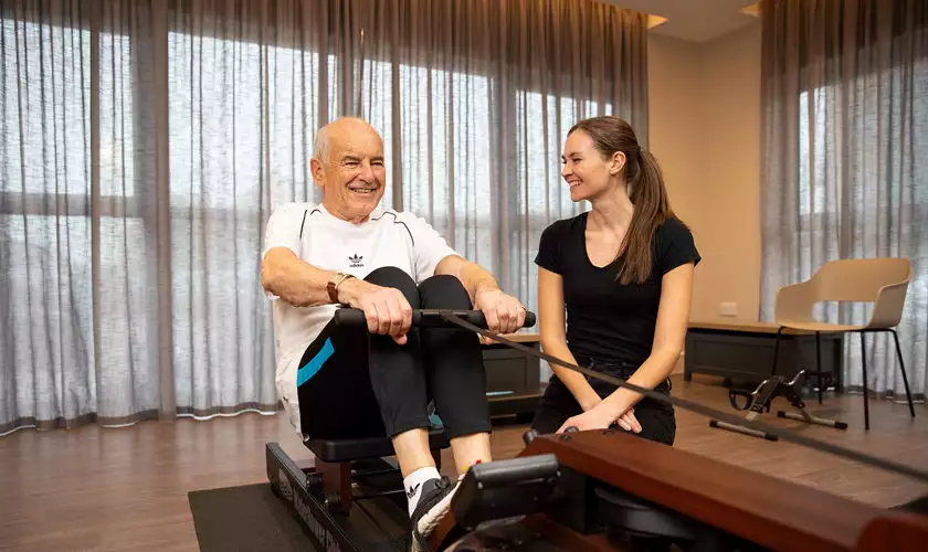 have a gentle workout in our wellbeing suites