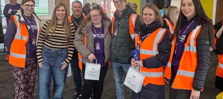 Newton House team back Alzheimer Scotland match behind the scenes