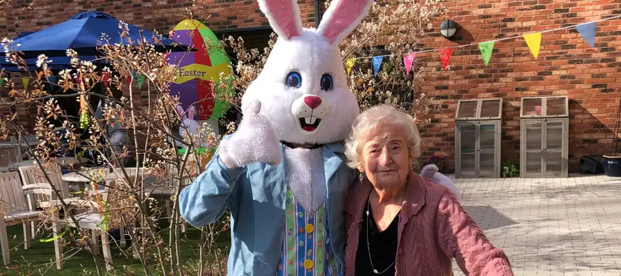 Alice in Wonderland Brings Easter Magic To Cofton Care Home