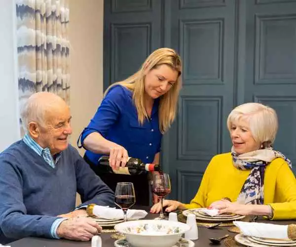 a choice of fresh seasonal meals, a time to socialise. a choice of fresh seasonal meals, a time to socialise.