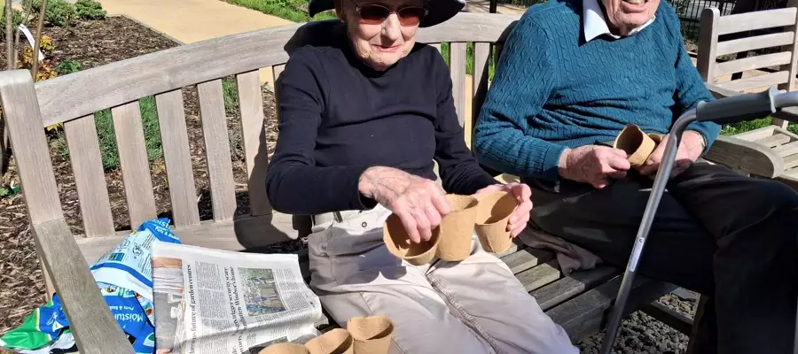 Gardening in the Sunshine: Planting Strawberry Runners and Cutting Patch Seeds