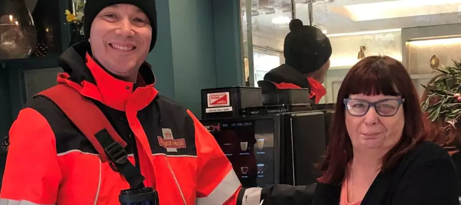 Team Cofton Park keep Postie Keith happy