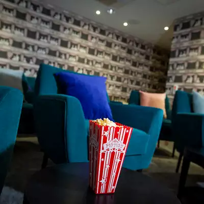 cinema at our Orpington dementia care home, Nesbit House.