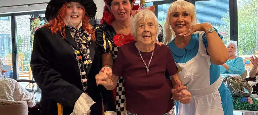 Wixams care home residents visit wonderland for charity fundraiser