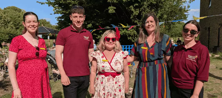 Fulborn Care Home Residents Donate Fete Funds to Air Ambulance