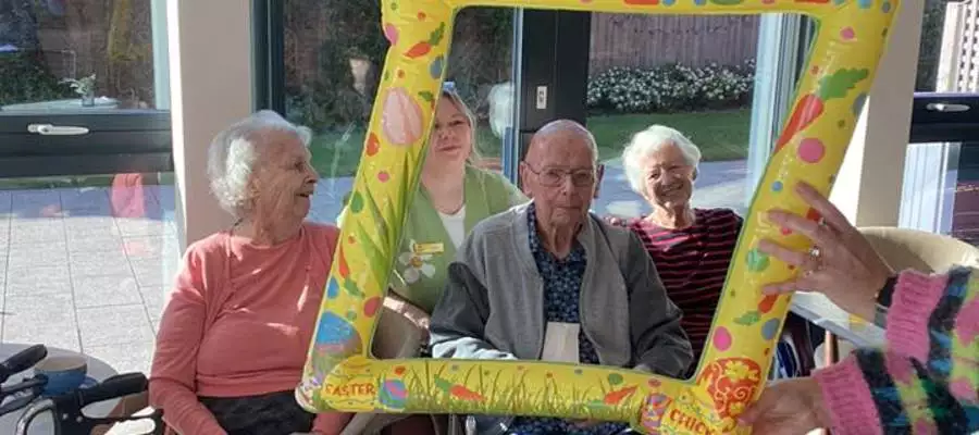 Easter Celebrations at Edwalton Manor Care Home: Family Fun and Resident Joy