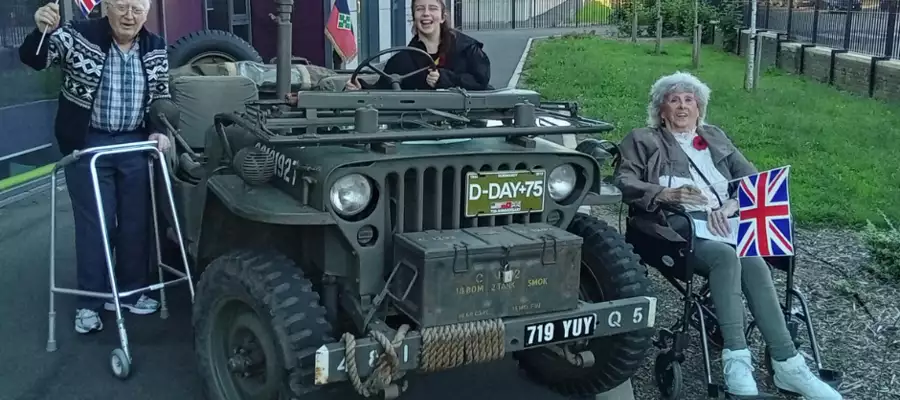 Vintage Classics Keep D-Day History Alive For Lovell Place Residents Vintage Classics Keep D-Day History Alive For Lovell Place Residents
