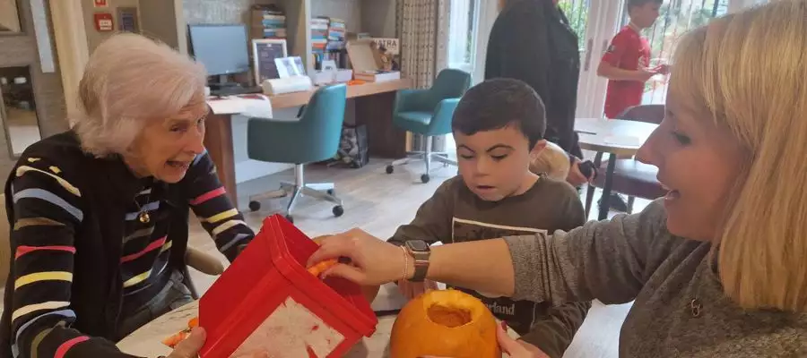 Meryton's Joyce and Brenda enjoy family fun for Halloween Meryton's Joyce and Brenda enjoy family fun for Halloween