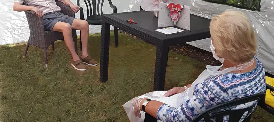 Verwood House Hosted Heart-warming Reunion on Hot Summers Day