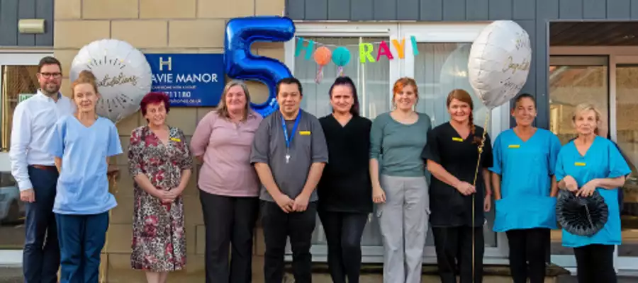 Milngavie Manor Team Celebrates Excellent Care Inspectorate Report