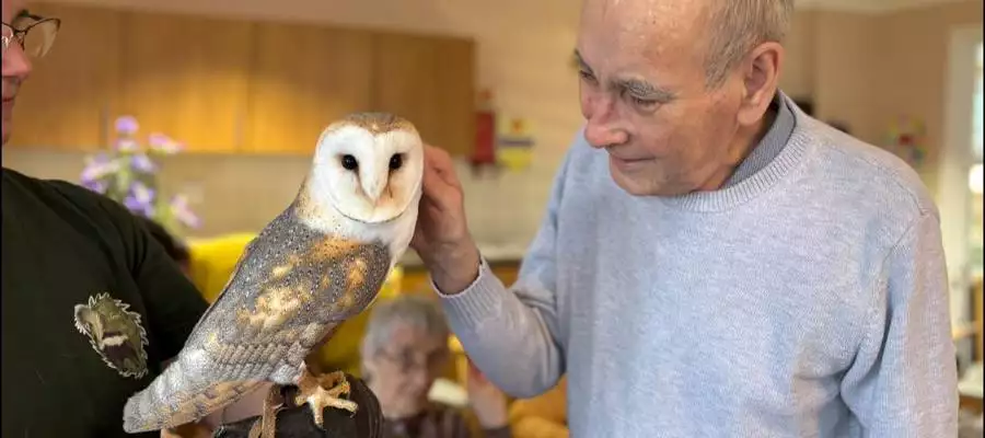 Newton House residents go wild for nature during special visit