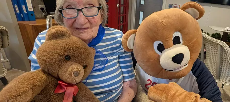 ‘Camby Bear’ goes in goal at world cup-themed community picnic