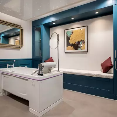 enjoy a spa bath
