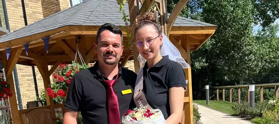 Colleagues at Palmers Green Care Home Marry