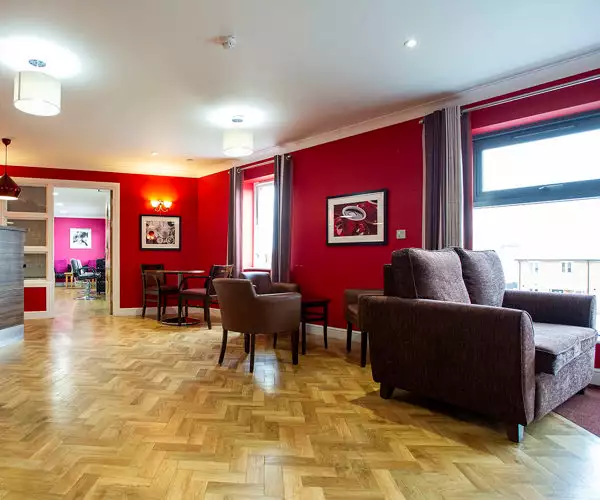 lounge at Caddington Grove dementia care home in Dunstable lounge at Caddington Grove dementia care home in Dunstable