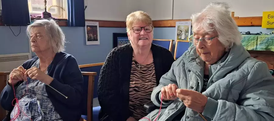 A Morning of Knitting, Natter and Community Spirit at Lindford Methodist Church