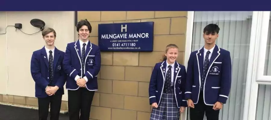 Proud Cadet Force students share stories with Milngavie residents