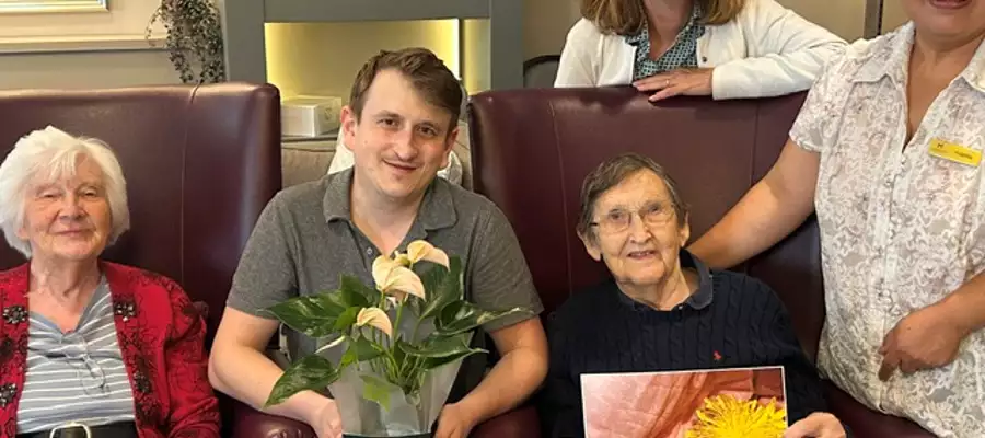 Blooming Brilliant - Joy Snaps Up Top Prize in Care Home Photo Show